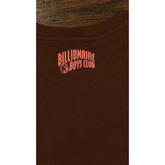 Men's Billionaire Boys Club Astronaut Astro Camo SS Tee Shirt in Brown Size S - Picture 5 of 8